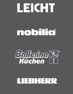 Leicht Küchen,
 Nobilia Küchen Ballerina Küchen Logo